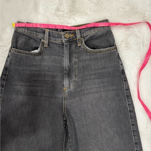 BDG urban outfitters black A wide leg jeans distressed Sz: 26 - Picture 5 of 9